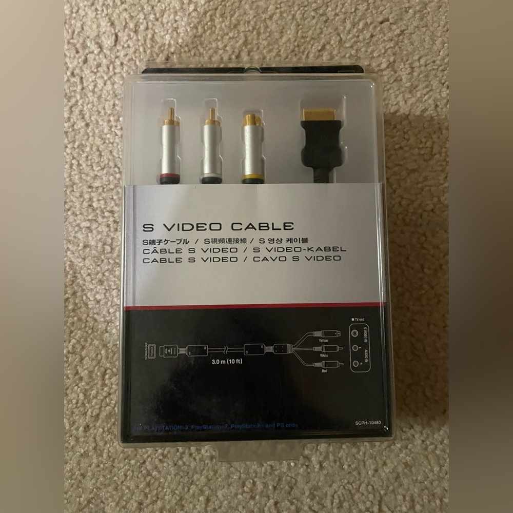 Sony PS2 S Video cable , PlayStation 2 S Video cable